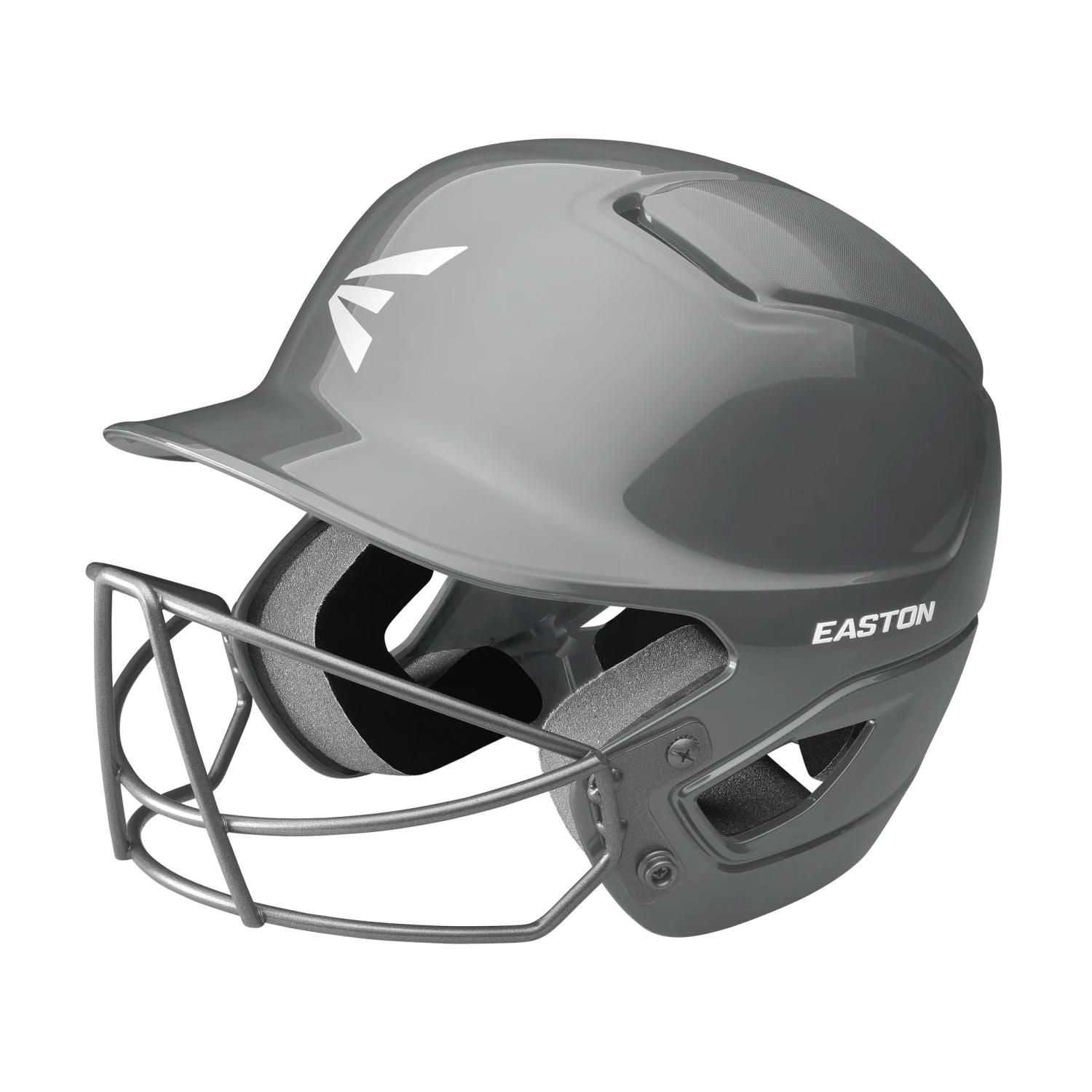 Easton Alpha Solid Baseball Helmet With Mask 7 Easton Alpha Solid Baseball Helmet With Mask - Image 7