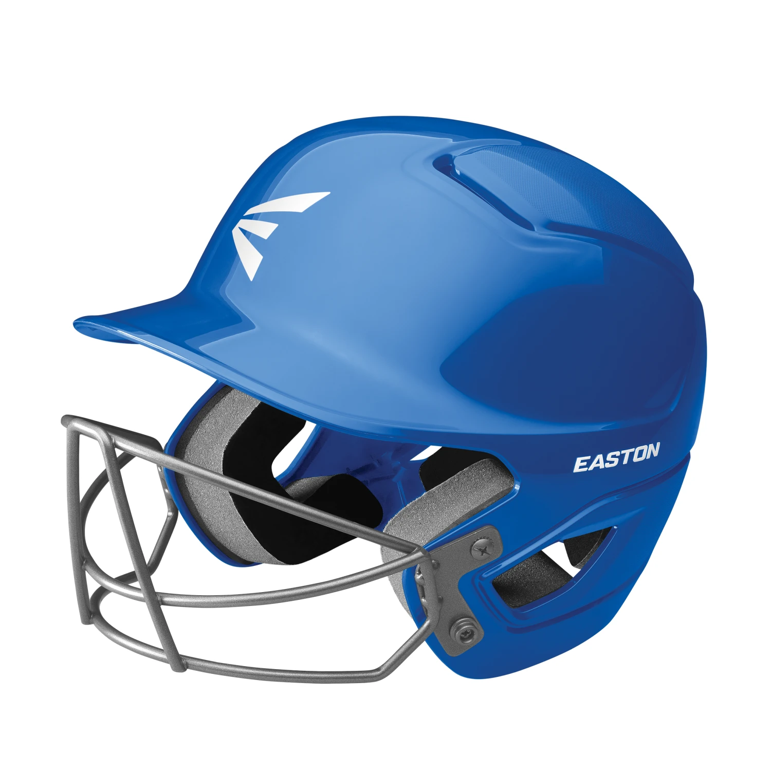 Easton Alpha Solid Baseball Helmet With Mask 2 Easton Alpha Solid Baseball Helmet With Mask - Image 2