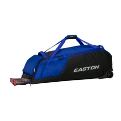 Easton Dugout Wheeled Bag -Baseball Store Dugout Wheeled Bag Royal 45degree