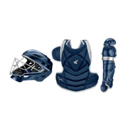 Easton Jen Schro The Fundamental Fastpitch Softball Catchers Gear Set -Baseball Store JENSCHROFUNDKIT NAVYSILVER 01
