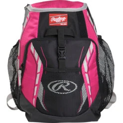 Rawlings R400 Youth Backpack -Baseball Store R400 PINK 1