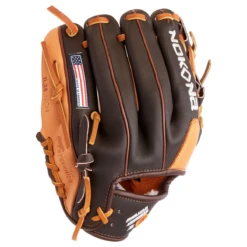 Nokona Alpha S-100I 10.5 Inch Baseball Infield Glove 8 Nokona Alpha S-100I 10.5 Inch Baseball Infield Glove -Baseball Store S100I BACKSIDE
