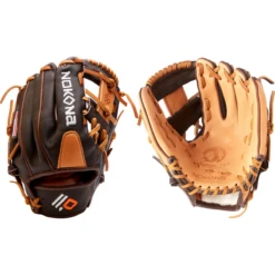 Nokona Alpha S-100I 10.5 Inch Baseball Infield Glove 9 Nokona Alpha S-100I 10.5 Inch Baseball Infield Glove -Baseball Store S100I FRONTANDBACK