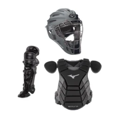 Mizuno Samurai Adult Catchers Set SAMSETA -Baseball Store SAMSET BK GY GY