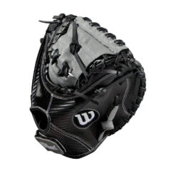 Wilson A360 31.5 Inch Youth Catchers Mitt -Baseball Store WBW100190 2 A360 Baseball 315 Black Grey.png.cq5dam.web .1200.1200