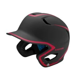 Easton Z5 2.0 Matte Two-Tone Baseball Helmet -Baseball Store Z5 2.0 HELMET MATTE 2TONE BKRD A168508BKRD 3QTR L