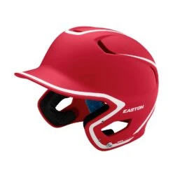 Easton Z5 2.0 Matte Two-Tone Baseball Helmet -Baseball Store Z5 2.0 HELMET MATTE 2TONE RDWH A168508RDWH 3QTR L