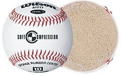 Wilson - Official Coach Pitch And T-Ball Soft Compression Baseball - A1217B