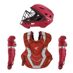 Easton Elite X Youth Catchers Set -Baseball Store elite x set red