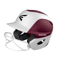 Easton Ghost Matte Two Tone Fastpitch Softball Helmet With Mask -Baseball Store ghost wh ma