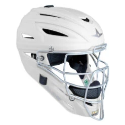 All-Star All Star MVP2500M Matte Finish Catchers Helmet -Baseball Store mvp2500m white
