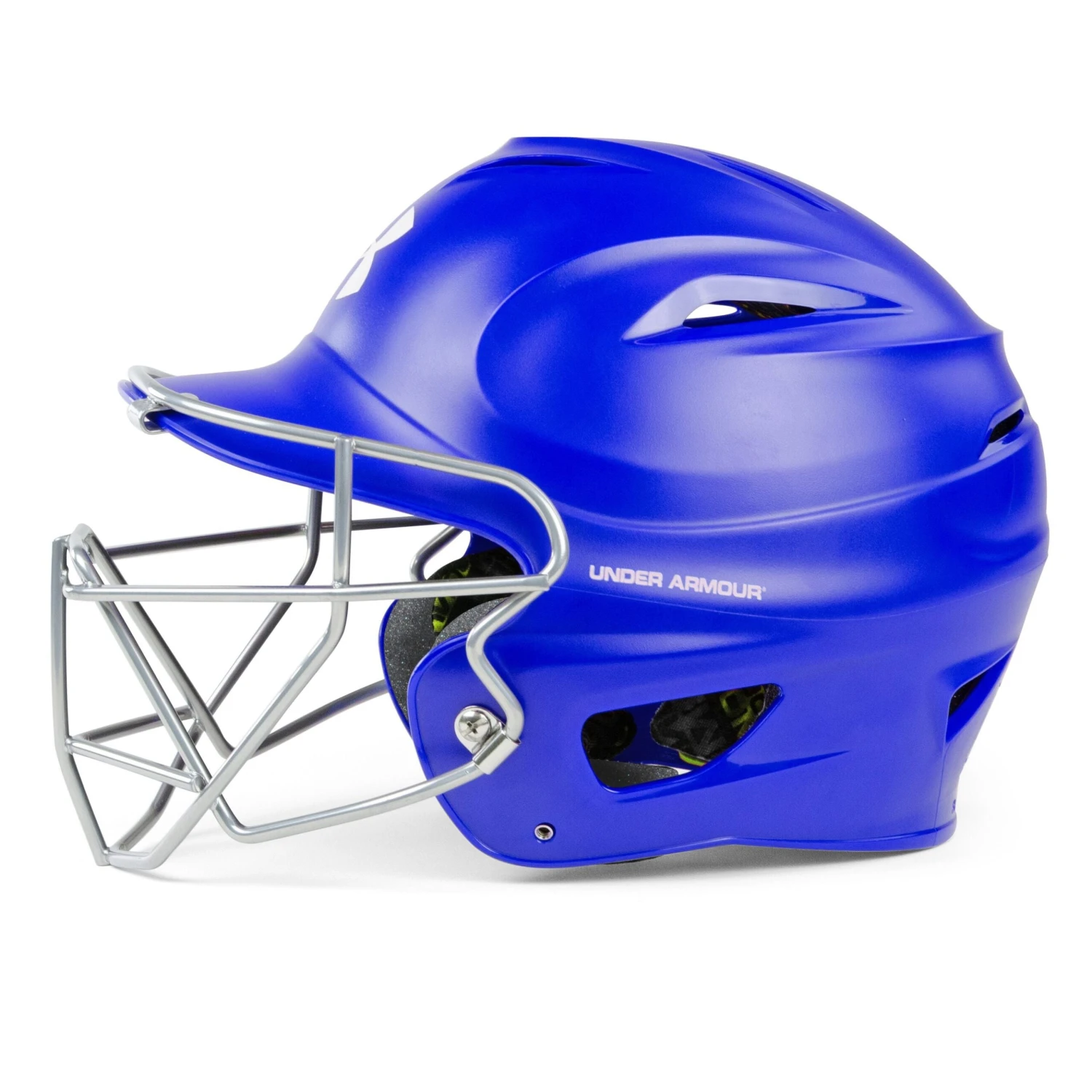 Under Armour Matte Molded Youth Baseball Helmet With Face Guard 3 Under Armour Matte Molded Youth Baseball Helmet With Face Guard - Image 3