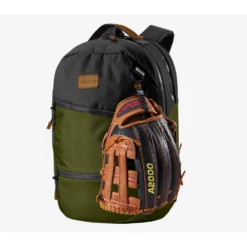 Wilson A2000 Backpack WTA2000 -Baseball Store wilsona2000bp Olive open